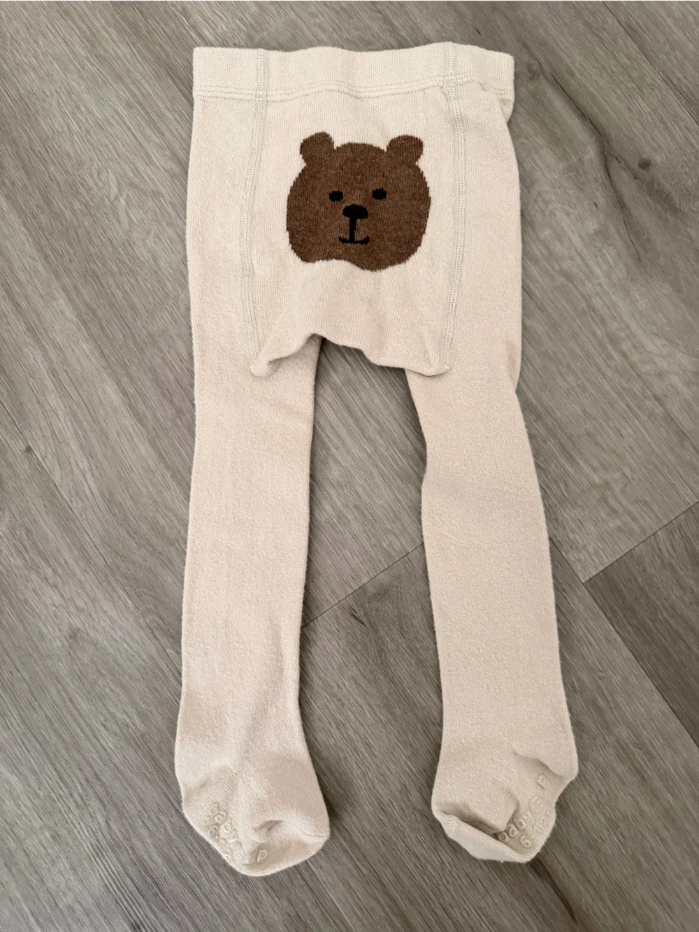 Baby Non-Slip Tights  - Pink, Cream, Beige Size NB-12 Months